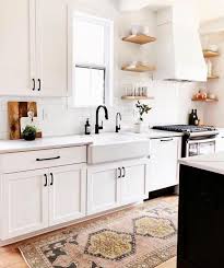 White Cabinets With Black Hardware Neutral Kitchen Designs White Kitchen Design Kitchen Interior