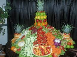 Photo Gallery Photo Of Cheese Fruit And Vegetable Table Fruit Displays Veggie Display Fruit Cake Design