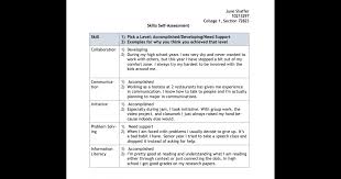 Skills Self-Assessment