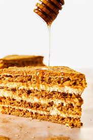 This Iconic Russian Honey Cake Aka Tort Medovik Is Something Everyone Needs To Try At Least Once Layers Upon L Russian Honey Cake Honey Cake Honey Cake Recipe