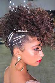 45 Trendy Updo Hairstyles For You To Try Lovehairstyles Com Medium Length Hair Styles Hair Styles Curly Hair Styles