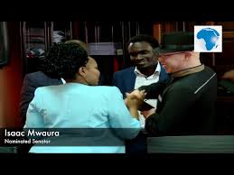 Mwaura isaac maigua is a kenyan politician, a disability advocate and currently a nominated senator in the kenya's senate, representing persons with disabilities. Senators Mwaura Millicent Omanga Share A Light Moment After Waititu Grilling Watsupafrica Africa S Latest News Entertainment Platform