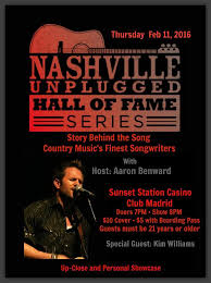 Poster Art Xxamk Photo Nashville Unplugged Songwriting Country Music Club Madrid