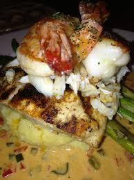 Yes I Ate This Too Redfish Pontchartrain With The Cajun Cream Sauce On The Side Always Order Your Sauce Dressing O Seafood Recipes Everyday Food Fish Dishes