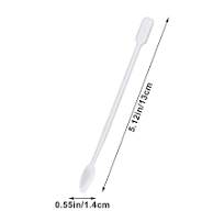 Disposable Long Handle Coffee Spoons | Heat Resistant Plastic Stirrers |  Individual Wrapped | 200 Pack White & Yellow Stir Sticks 5.12 Inch