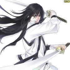 Anime Swordsman Guy Wanita Cantik Wanita Kecantikan
