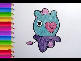 Gambar bt21 kartun ini bisa di download gratis. Cara Menggambar Dan Mewarnai Bt21
