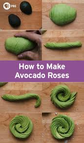 How To Make An Avocado Rose Fresh Tastes Blog Pbs Food Food Plating Techniques Food Plating Avocado Rose