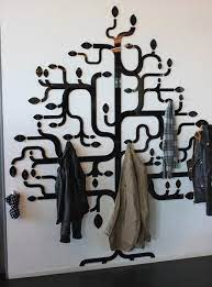 Hang A Coat Tree That Preserves Floor Space Wall Mounted Coat Rack Coat Rack Wall Coat Tree