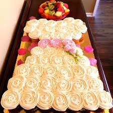 An Adorable Bridal Shower On A Budget Bridal Shower Cupcakes Wedding Shower Brunch Decorations Bridal Shower Diy