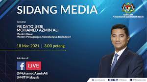 Baca cara daftar & mohon untuk syarikat meneruskan semua surat miti terbatal kecuali yang baru dikeluarkan pada 1 jun 2021 sahaja. Ministry Of International Trade And Industry Malaysia Sidang Media Bersama Yb Menteri Kanan Miti 18 Mac 2021 Facebook