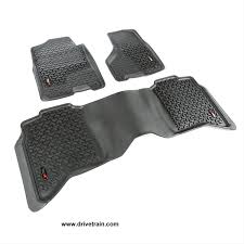 All Terrain Floor Liners Drivetrain Automotive Parts Warehouse Floor Liners Rugged Ridge Crew Cab
