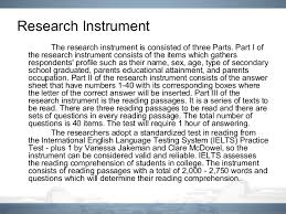 The chapter also presents the methodology, and how quantitative data were collected and analysed. Thesis Sample Chapter 3 Research Instrument Neuconte1983 Blog
