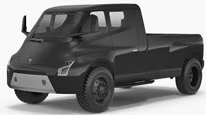 Tesla Pickup Truck Rendered In 3d With Full Interior Underside Views