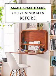 30 Small Space Hacks You Ve Never Seen Before Small Apartment Furniture Small Apartment Decorating Apartment Decor