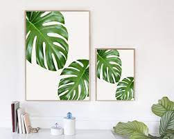 The green natural colours and subtle texture of the water colour brush look fantastic on these matte paper decals. This Item Is Unavailable Etsy Leaf Wall Art Digital Wall Art Inspirational Wall Art