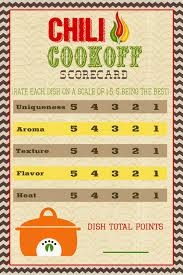 You can easily access information about bbq judges score sheet printable by clicking on the most. A Pocket Full Of Lds Prints Chili Cook Off Scorecard Chili Cook Off Cook Off Chili Contest