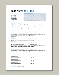See good cv format examples and templates. Cv Templates Impress Employers