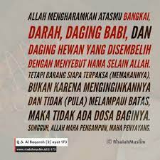 Basic class @ blok m. Surah Al Baqarah Ayat 173 Qs 2 173 Tafsir Alquran Surah Nomor 2 Ayat 173