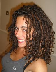 You should grow your hair naturally since the more hair you have, the easier it becomes to make short dreads. Curly Hair Mixed With Dreads Novocom Top