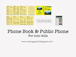 My froggy stuff printables kitchen. Photo In Books And School Stuff Google Photos My Froggy Stuff Phone Book Dollhouse Miniatures Printables