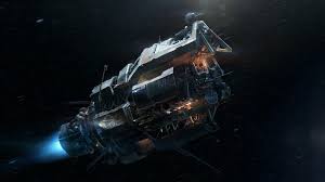 It is the razorback, a ship from the book series / movie the expanse. Tynan The Expanse Wiki Fandom