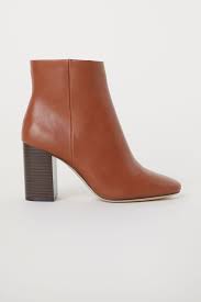 Black Ankle Boots With Brown Heel Block Heeled Ankle Boots Brown Ladies H M Us Brown Ankle Boots Heel Brown Ankle Boots Black Ankle Boots