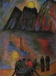 lenbachhaus gabriele munter kandinsky und erma bossi am tisch 1912 der blaue reiter the blue rider pinterest kandinsky tische und blau