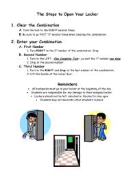 Memorize your locker number and locker combination. Problem Of The Week The Locker Problem Problem Statement In