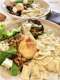Ravioles Au Roquefort Poire Rotie Et Noix En 2020 Recette Alimentation Recette Dietetique