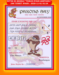 Bocoran Hk 28 November 2020 Prediksi Angka Main