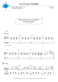 Cette chanson a fait l'objet de plusieurs reprises dont celle de vincent. Partition Guitare Un Coup De Soleil