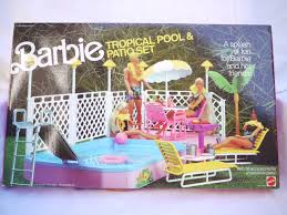 Pin By Sharon Schmidt On Blast To The Past Tropical Pool Barbie Pool Patio