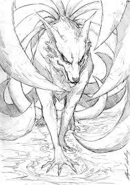 Maybe you would like to learn more about one of these? Nine Tail Fox Naruto Drawings Naruto Art Naruto Uzumaki