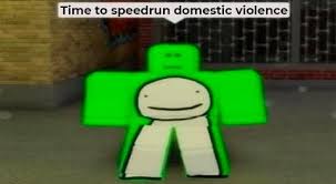 Make a meme make a gif make a chart stop domestic violence. Time To Speedrun Domestic Violence Blank Template Imgflip