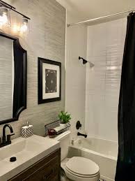 We hope you enjoy our growing collection of hd images to use as a background or home screen. Black And White Guest Bathroom Remodel The Rozy Home