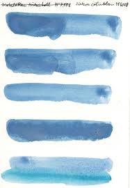 Resembling the blue of the sky. Kremer Watercolor Zirconium Cerulean Blue Ready Made Colors Kremer Pigmente Online Shop