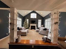 We bought a 1970s two story and have been renovating it the last five  years. Our little half bath may be my favorite room so far. I love the bold  color with