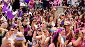 Switzerland is the closest state in the world to have a direct democracy where citizens may challenge any law voted by the federal assembly. Women Strike In Switzerland For Fairer Pay More Equality Abc News