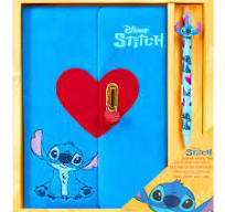 Amazon.com: Disney Stitch Stationery Set, A5 Notebook & Pen or Secret Lockable Diary with Pen Cute School Supplies Stitch Gifts for Girls (Stitch ...