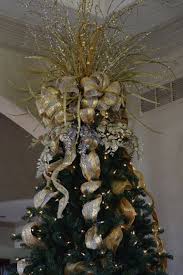 Christmas Tree How To Christmas Tree Bows Elegant Christmas Trees Xmas Tree Toppers