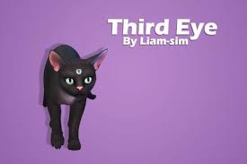 Cat Third Eye For The Sims 4 By Liamsims Sims 4 Sims 4 Pets Sims