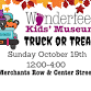 3rd Annual Truck or Treat — Wonderfeet Kids Museum event image