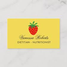 Dietitian Nutritionist Business Card Template Nutritionist Business Cards Business Card Template Card Template