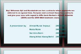 1 click the icon table to view the detail page. Bay Bithaman Ajil And Murabahah Are Two Contracts