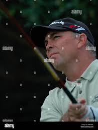 Golfer Tiger Woods watches his ball from behind a tree after hitting out of  the rough at Torrey Pines January 28, 2007 during the final round of the  Buick Invitational golf tournament
