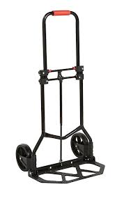 Portable à quatre roues plat chariot de jardin chariot à main. Diable Pliant 80 Kg Castorama
