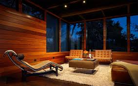 Orange barcelona chairs