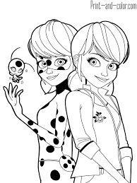 Both kwamis give their hosts a quick explanation; Miraculous Ladybug Coloring Pages Color Fun