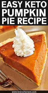 Easy Low Carb Keto Pumpkin Pie Recipe Low Carb Pumpkin Pie Keto Pumpkin Pie Keto Dessert Recipes